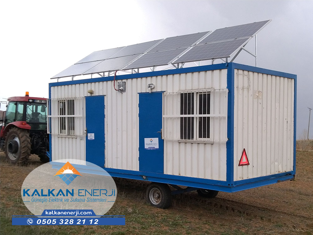 Karavan Güneş Paneli Elektrik 
